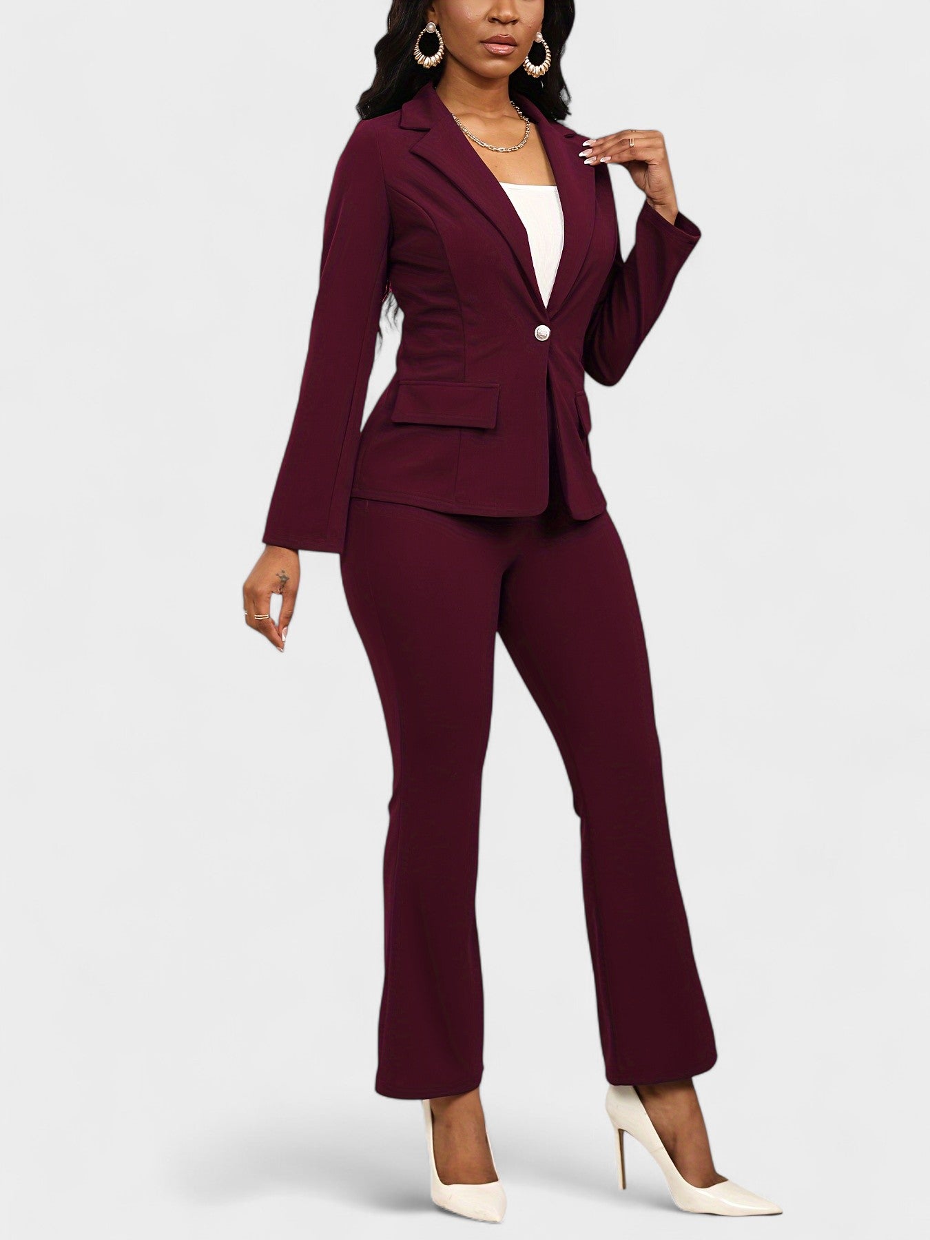 Chic Work Suit Set