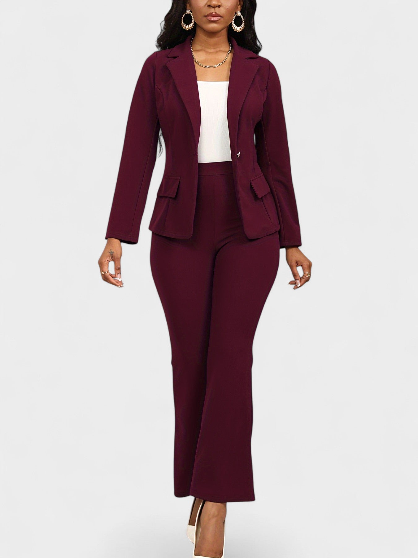 Chic Work Suit Set