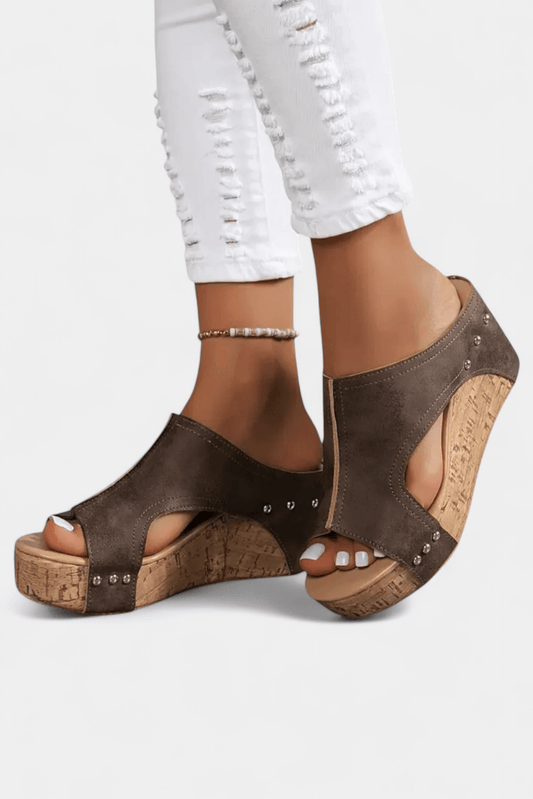Orthopedic Block Heel Sandals