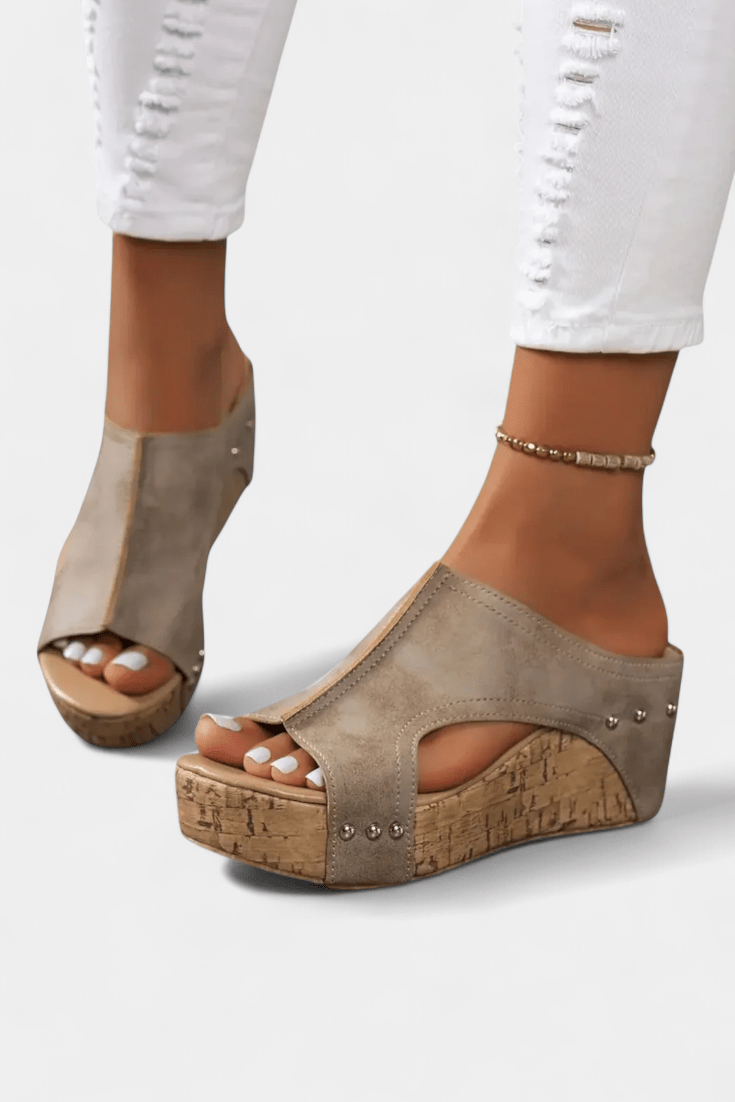 Orthopedic Block Heel Sandals