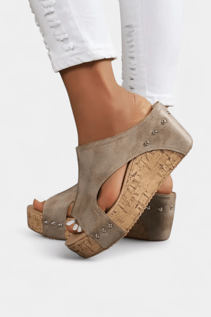 Orthopedic Block Heel Sandals