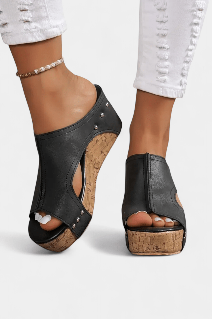 Orthopedic Block Heel Sandals